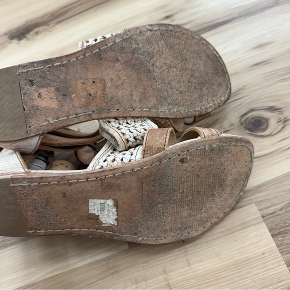 BED|STU Tan and Cream Leather Sandals - Picture 9 of 9